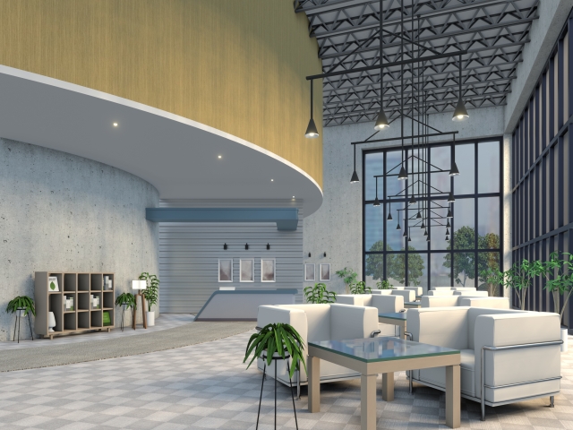 ホテルのロビー